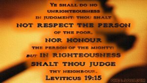 Leviticus 19.15